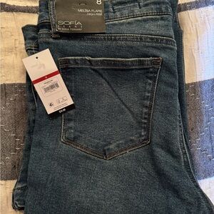 Sofia Vergara Women's Blue Flare Jeans